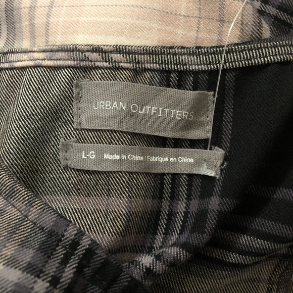 URBAN OUTFITTERS Keya Plaid Mini Dress Size L - Picture 6 of 7